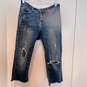 Lola Jeans Women's Blue DCB Penelope Crop Jeans 28